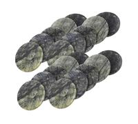 Milisten 40pcs Skipping Stones Game Flat Rocks for Outdoor Water Activities Natural Stones for Skill-boosting Skipping Rocks Game at Beaches Lakesides Backyard