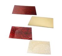 Milisten 44 x 29cm Self Adhesive Acoustic Guitar Scratch Plate Sheet DIY Guitar Bass Blank Sheet Material Acrylic PVC Heat Resistant White