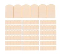 Milisten 48pcs Dollhouse Roofing - 1:12 Dollhouse Roof Tile Plain Color - Mini Fish Scale Wooden Model For Diy Small Houses Garden