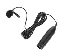 Milisten 48v Invisible Lavalier Microphone Three-pin Interface Portable Cardioid Lapel Pin Wearable Microphone for Recordings and Live Broadcasts