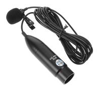 Milisten 48v Xlr Three-pin Lavalier Microphone Clip, Professional Noise Reduction Lapel Mic, 3m Cable, Multi-scene Recording and Live Broadcast Equipment