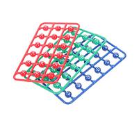Milisten 49pcs Colored Bingo Balls Raffle Lottery Game Balls for Party Activities Fall Resistant for Family Gatherings and Fun Games