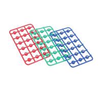 Milisten 49pcs Colored Raffle Balls with Numbers for Bingo Games Lottery Balls for Party Family and Holiday Raffle Activities Portable and Fall Resistant