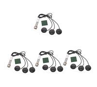 Milisten 4pcs Active Dynamic Piezo Pickup for Acoustic Bass Guitar Pickup for Guitar Lightweight Design No Battery Required