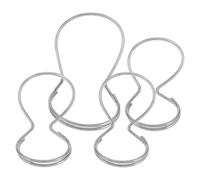 Milisten 4pcs Adjustable Metal Guitar Finger Picks for Fingerpicking Strumming Ergonomic Design for Guitar Banjo and Bass Metal Construction for Enhanced Sound Transmission