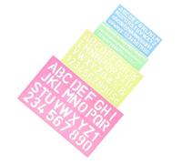 Milisten 4pcs Alphabet Number Tracing Board Educational for Preschoolers Handwriting Practice Letter Recognition Fine Motor Skills Development