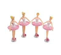 Milisten 4pcs Ballerina Dolls for Music Box Elegant Ballet Princess Figurines Decorative Accessories for Girls Birthday and Collectibles