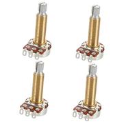 Milisten 4pcs Banjo Shaft Audio Potentiometer Volume Control Replacement for Banjo Parts Accessories Easy to Install for Upgrading Tone Controls
