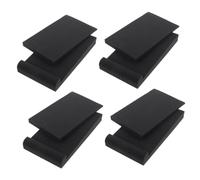 Milisten 4pcs Black Speaker Isolation Pads Shockproof Anti-slip Acoustic Soundproof Cushions for Voice Box Noise Reduction and Reverb Control