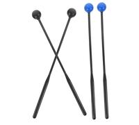 Milisten 4pcs Boy Girl's Drum Sticks for Beginners Rubber Drum Mallets Percussion Instrument Practice Mallets for Musical Lessons