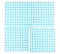 Milisten 4Pcs Cage Mats Plastic Floor Pads High Strength Guinea Pig Accessories Small Animal Cage Mats DIY Pet Foot Pads for Bunny and Hamster