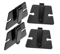 Milisten 4pcs Car Radio Microphone Hanger Clips Plastic Mic Hook Holder for Vehicle Handheld Mic Mount Compatible with Ic-2720h Ic-2820ht Dr635 Models