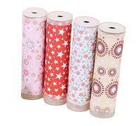 Milisten 4Pcs DIY Kaleidoscope Kit for Creative Craft Materials for Early Education Fun Puzzle Assembly Random Colors to Inspire Imagination and Creativity