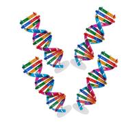 Milisten 4pcs Double Helix Dna Structure Model Kit Realistic Molecular Gene Educational Teaching Tool for Classroom Science Learning Accurate DIY Dna Assembly for Students and Teachers