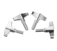 Milisten 4pcs Drum Wing Screws and Cymbal Stand Wing Nuts Kit Quick Release Drum Cymbal Nuts Replacement for Hardware Accessories