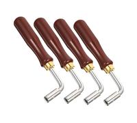 Milisten 4pcs Dulcimer Tuning Spanner Set Ergonomic Grip Adjustable Wrench Tool for Precise String Adjustment Durable Piano Tuning Kits for Musicians and Teaching Use