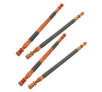 Milisten 4pcs Durable Sanded Small Bird Perch for Cage Parrot Stand Poles with Rough Surface for Beak and Claw Grinding Bird Cage Accessories for Budgies Cockatiels Space Saving Design