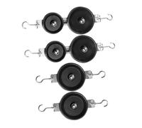 Milisten 4pcs Educational Heavy Duty Pulley Block for Physics Experiments Versatile Mechanics Teaching Equipment for Classroom Use and Student Learning