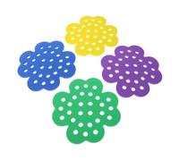 Milisten 4Pcs Floating Bee Watering Station Pollinator Feeder Butterfly Drinking Baths for Outdoor Garden Decor Supports Ecosystem with Innovative Floating Design in Purple Yellow Green