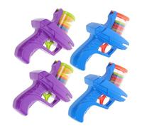 Milisten 4pcs Flying Disc Launcher Soft Safe Outdoor Flying Saucer Set for Boys Parent Interaction Backyard Activity Encouraging Physical Play and Coordination Skills
