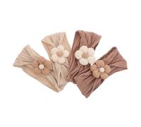 Milisten 4pcs Girls Floral Headbands Newborn Hair Accessories for Boy Girl Hair Bands Flower Design for Little Safe and Comfortable Hairband