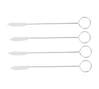 Milisten 4pcs High Precision Mute Clamp and Tuning Fork for Treble and Middle Voice for Music Performances and Teaching