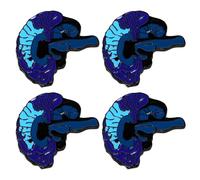 Milisten 4pcs Human Brain Brooch Pins Set, Chic Alloy Brain-shaped Badges for Casual Wear and Party Favor, Decorative Corsage and Hat Pin for Women and