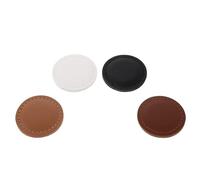 Milisten 4pcs Magnetic Golf Ball Position Markers, Ball Alignment Coins with Magnet, Golf Line Indicator Accessories for Training and Competitive Play, Black Brown White Set