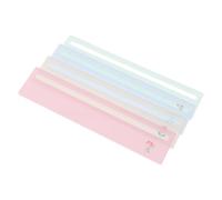 Milisten 4pcs Mahjong Line Reader Guide for Dyslexic Users, Plastic | Reading Aid for Newspapers and Textbooks, Precise Alignment, Lightweight Straight Edges, Home Game Nights