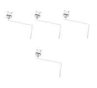 Milisten 4pcs Marching Music Clip Lyre Clamp American Plating Music Score Holder for Instrument Portable Holder Clip for Marching Band Practice