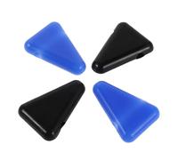 Milisten 4pcs Meditation Tuning Fork Holder Silicone Triangle Base Stand for Sound Healing Therapy Portable Stability Tool Fork Holder Accessory