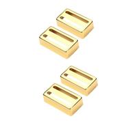 Milisten 4pcs Metal Pickup for Electric Guitar Dual Coil Design Sturdy Finish Replacement for Broken Parts Easy Install Guitar Accessories