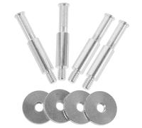 Milisten 4pcs Mic Stand Adapter Metal to Thread Converter for Microphone Stands Lightweight and Portable