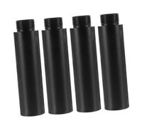 Milisten 4Pcs Mic Stand Extension Tube Durable Aluminum Alloy Mic Extension for Studio Radio and Broadcast Easy Installation Lightweight Fits Various Microphones