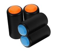 Milisten 4pcs Microphone Battery Covers Durable Screw Replacement Caps for Wireless for Secure Fit Reusable Easy to Clean for Live Performances and Events