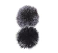 Milisten 4pcs Mini Wireless Lavalier Microphone Covers Furry Windscreen Windproof Muffs with Plush Fabric for Mini Clip-on Lavalier Mic for Speeches and Live Streaming