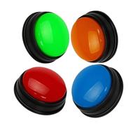 Milisten 4pcs Multifunctional Buzzer Boys and Girls Supplies with Assorted Color Plastic Promote Early Learning Improve Visual Skills for Classroom