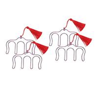 Milisten 4pcs Music Book Clip Tassel Sheet Music Page Holder Practical Memo Clip for Reading