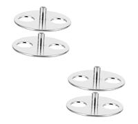 Milisten 4pcs Music Box Replacement Winding Keys Handle for Musical Movement Easy to Install Plate Design for Crafting and Replacing Lost Parts