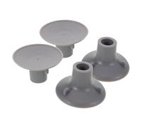 Milisten 4Pcs Non-Slip Rubber Feet Replacement for Shower Chair and Transfer Bench 24Mm Id Suction Cup Tips Bath Seat Safety Accessories for Bathroom Use