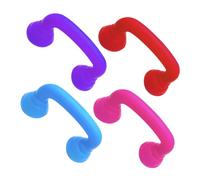Milisten 4pcs Phones for Speech Therapy with Adjustable Volume Educational Cell Phone for Language Development and Imaginative Play Classroom and Home Use