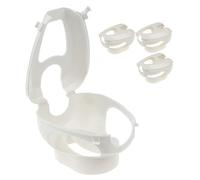 Milisten 4pcs Pigeon Fixed Holder Plastic Thickened Carrier Support for treatment Feeding Stable Lightweight Portable Bird Care Tool