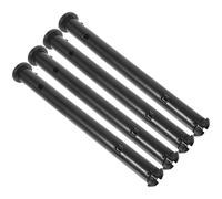 Milisten 4pcs Plastic Dustbin Lid Plug Latches Replacement Accessories for 240l Outdoor Trash Can, Nylon Buckle Clips Compatible with Wheelie Bin Locks for Garden and Waste Bins