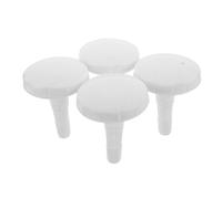 Milisten 4pcs Plastic Water Sprinkler Nozzles for Outdoor Gardening Long Stem Irrigation Sprinkler Heads with Wide Coverage Flexible Hose Compatible Watering Sprayers for Flowers Vegetables