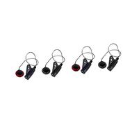 Milisten 4pcs Portable Guitar Pickup Compact Acoustic Sound Transducer for Ukulele Restores Accessory for Guitarists for Folk and