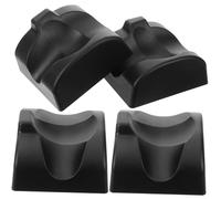 Milisten 4pcs Portable Ocarina Stand Holder Abs Ocarina Display Base with Sleek Modern Bracket Design Stable Support for Various Ceramic Flute Easy to Install and Carry