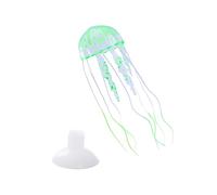 Milisten 4pcs Realistic Artificial Jellyfish Aquarium Ornament Large Glowing Jellyfish Tank Decor Eco-friendly Silicone Odorless for Fresh Saltwater Tanks
