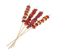 Milisten 4Pcs Realistic Fake Barbecue Skewers Lifelike Meat Models for Kitchen and for Photo Props and Food Displays Enhance Your Culinary Experience