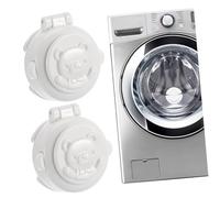 Milisten 4Pcs Safety Button Covers Proofing Lock for Home Appliances Easy Installation Switch Protection Secure Your from Hazards for Washing Machines and More