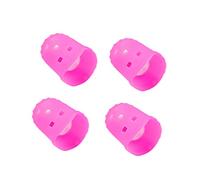 Milisten 4pcs Silicone Guitar Fingertip Guards Gel Finger Cots for Guitar Ukulele Mandolin Sore Relief Comfortable Fit